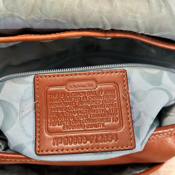 Coach (2008) Brown Leather Women's Bag Set - Picture 7 of 11